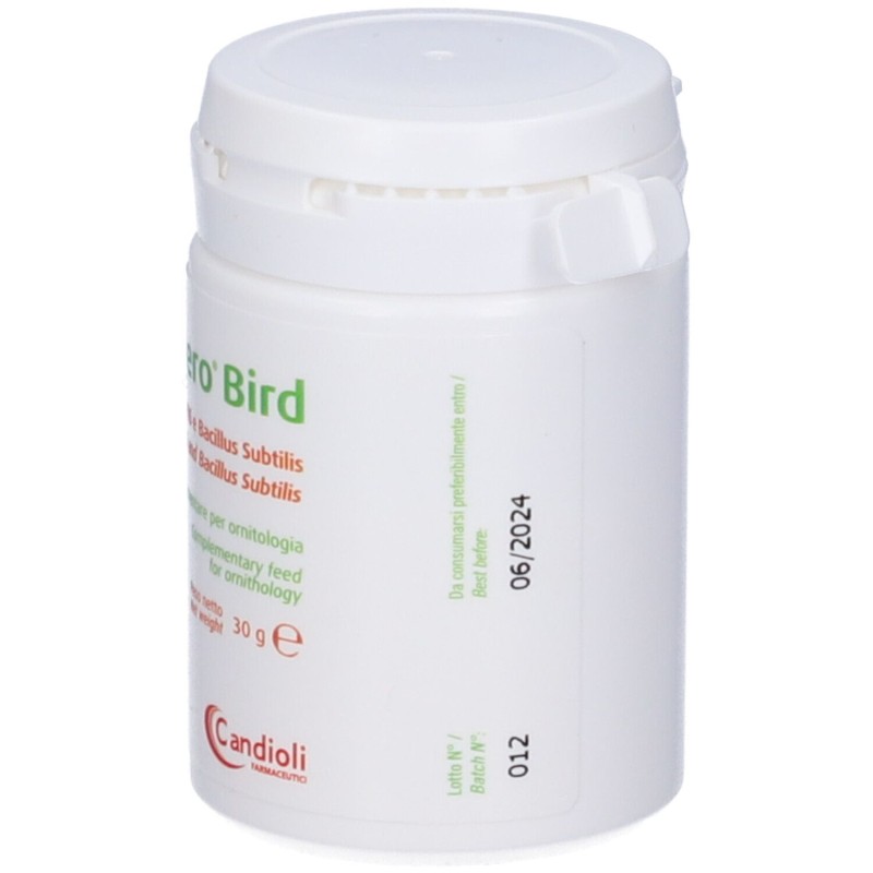 Confezione commerciale diFlorentero Bird Veterinario per Problemi Intestinali degli Uccelli 30g Confezione commerciale diFlorentero Bird Veterinario per Problemi Intestinali degli Uccelli 30g
