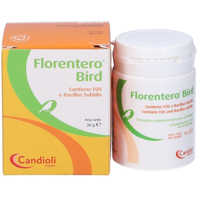 Primo piano di Florentero Bird Veterinario per Problemi Intestinali degli Uccelli 30g Primo piano di Florentero Bird Veterinario per Problemi Intestinali degli Uccelli 30g