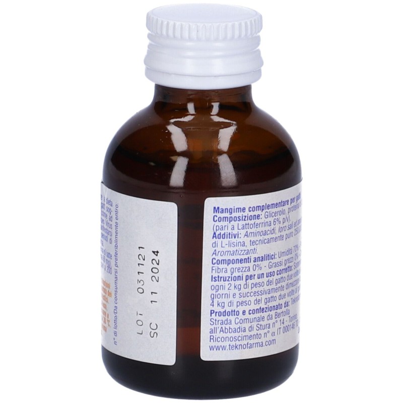 Confezione commerciale diHerp Integratore Veterinario per Infezioni del Gatto 50ml Confezione commerciale diHerp Integratore Veterinario per Infezioni del Gatto 50ml