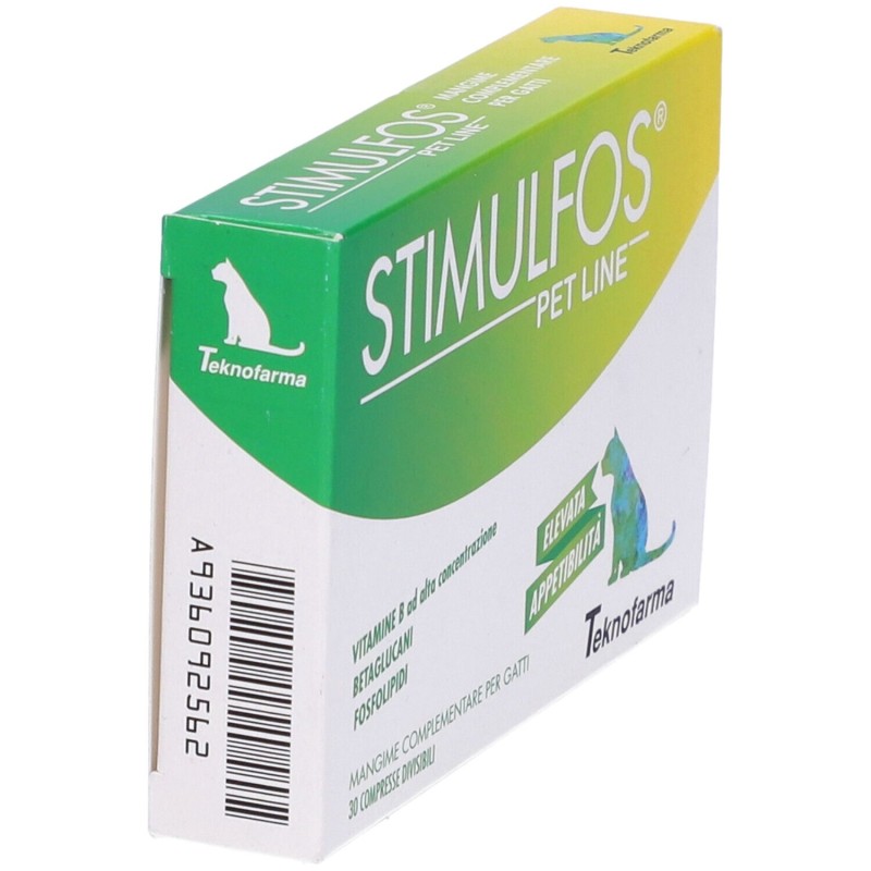 Immagine reale di Stimulfos Pet Line Gatto Integratore Vitaminico per Gatti 30 Compresse Immagine reale di Stimulfos Pet Line Gatto Integratore Vitaminico per Gatti 30 Compresse