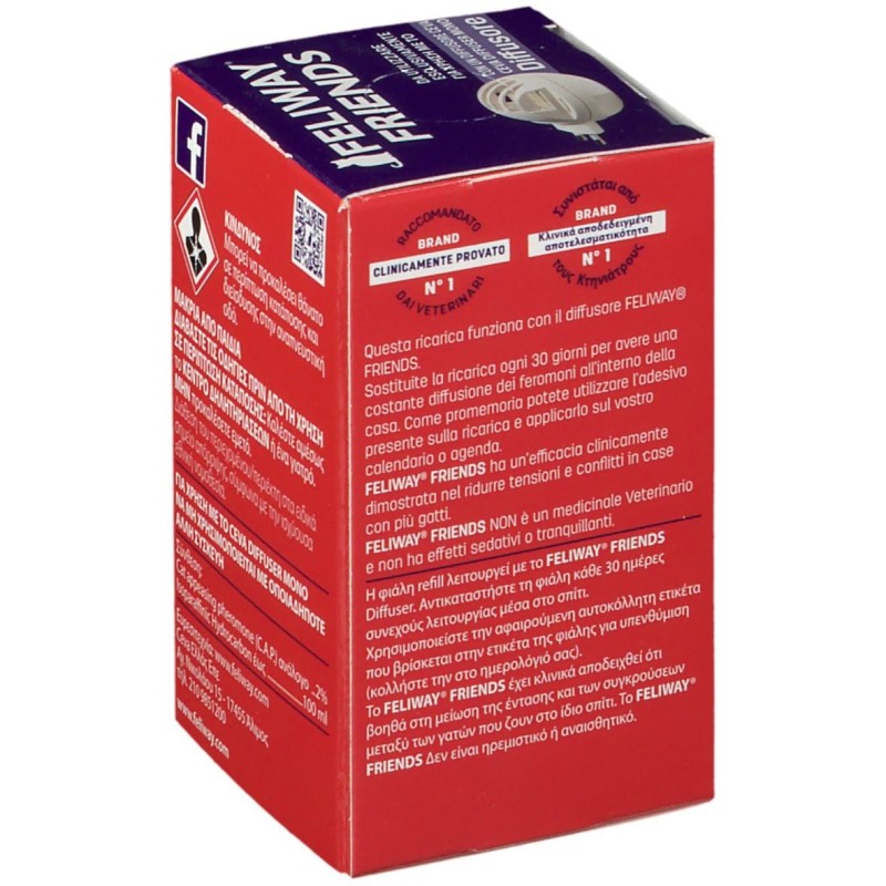 Vista del prodotto Feliway Friends Ricarica Diffusore per Tensioni tra Gatti 48ml Vista del prodotto Feliway Friends Ricarica Diffusore per Tensioni tra Gatti 48ml