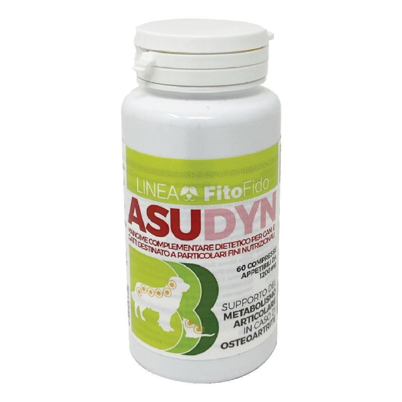 Packaging integro del prodotto Asudyn per Metabolismo Articolare Barattolo 60 Compresse 1200 mg
