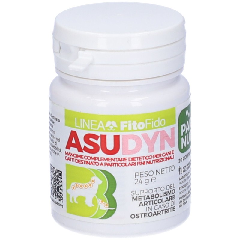 Aspetto del prodotto Asudyn per Benessere Articolare Cani e Gatti 20 Compresse 1200 Mg Aspetto del prodotto Asudyn per Benessere Articolare Cani e Gatti 20 Compresse 1200 Mg