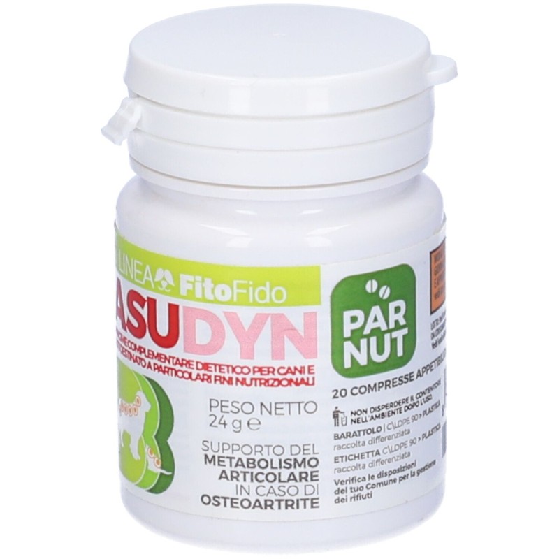 Scatola integra del prodotto Asudyn per Benessere Articolare Cani e Gatti 20 Compresse 1200 Mg Scatola integra del prodotto Asudyn per Benessere Articolare Cani e Gatti 20 Compresse 1200 Mg