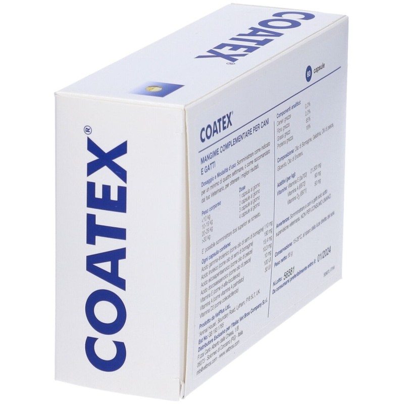 Aspetto del prodotto Coatex per Salute Pelle e Pelo 60 Capsule