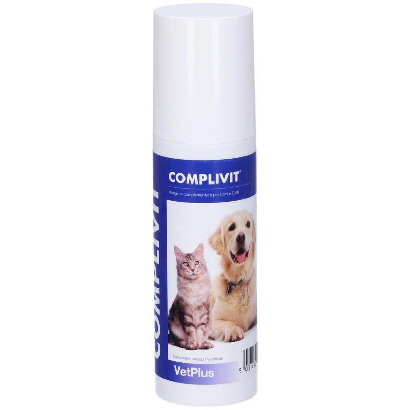 Visualizzazione chiara di Complivit Integratore Vitaminico Veterinario per Cani e Gatti 150g