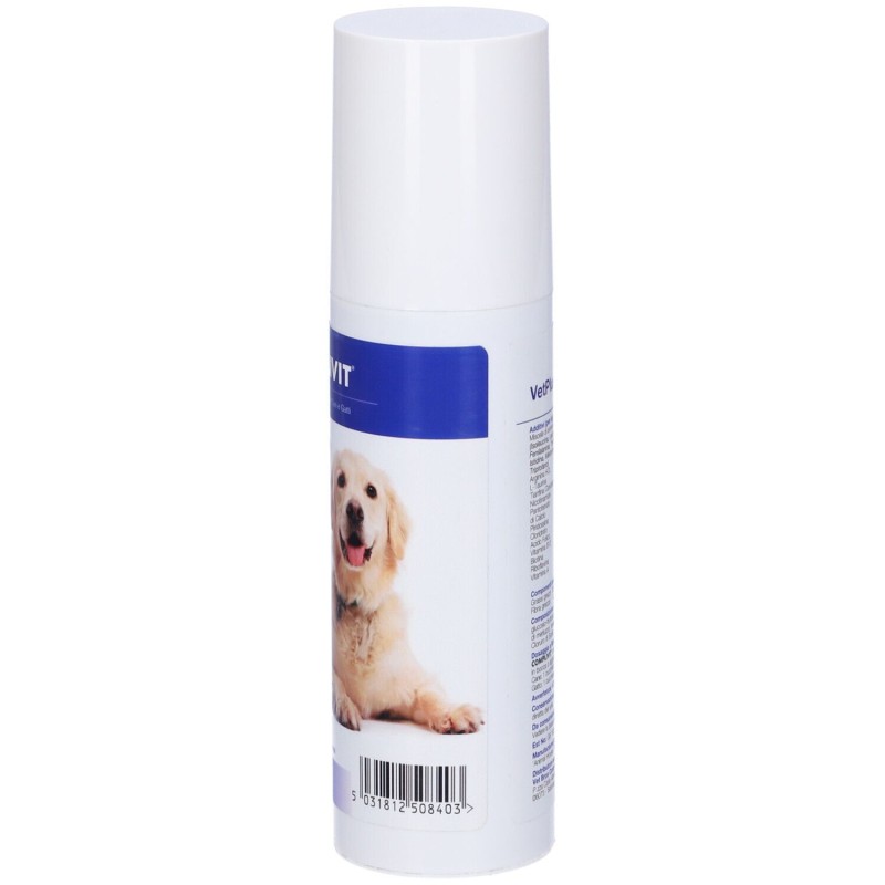 Foto illustrativa del packaging di Complivit Integratore Vitaminico Veterinario per Cani e Gatti 150g