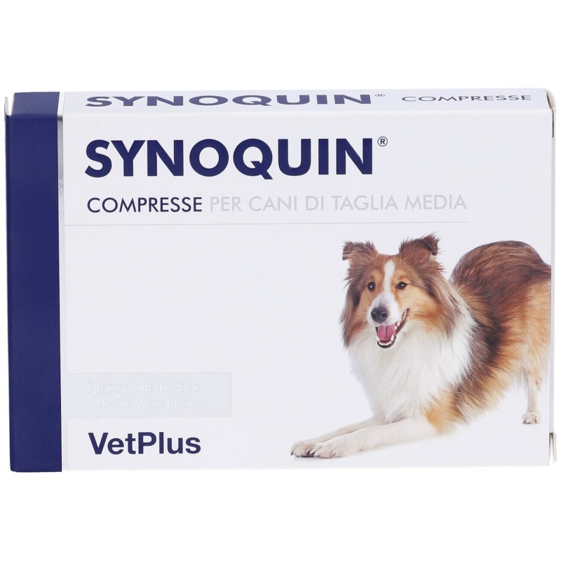 Packaging del prodotto Synoquin Efa Medium Breed Integratore per Articolazioni Cani 30 Compresse