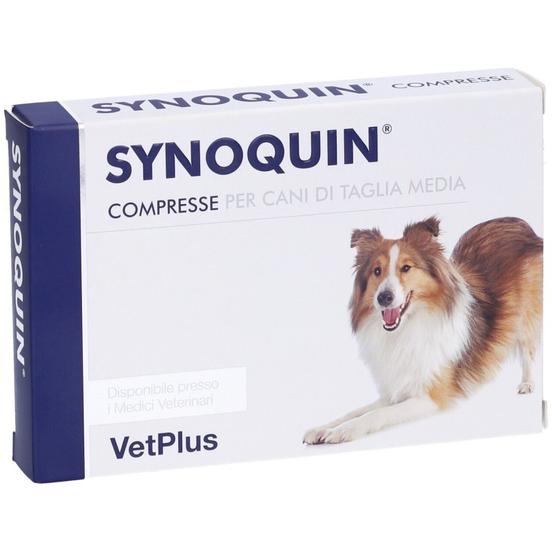 Visualizzazione chiara di Synoquin Efa Medium Breed Integratore per Articolazioni Cani 30 Compresse