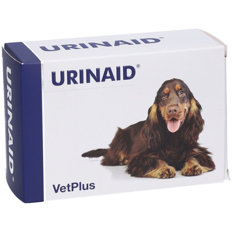 Scatola integra del prodotto Urinaid Cani Integratore per Cani 60 Compresse