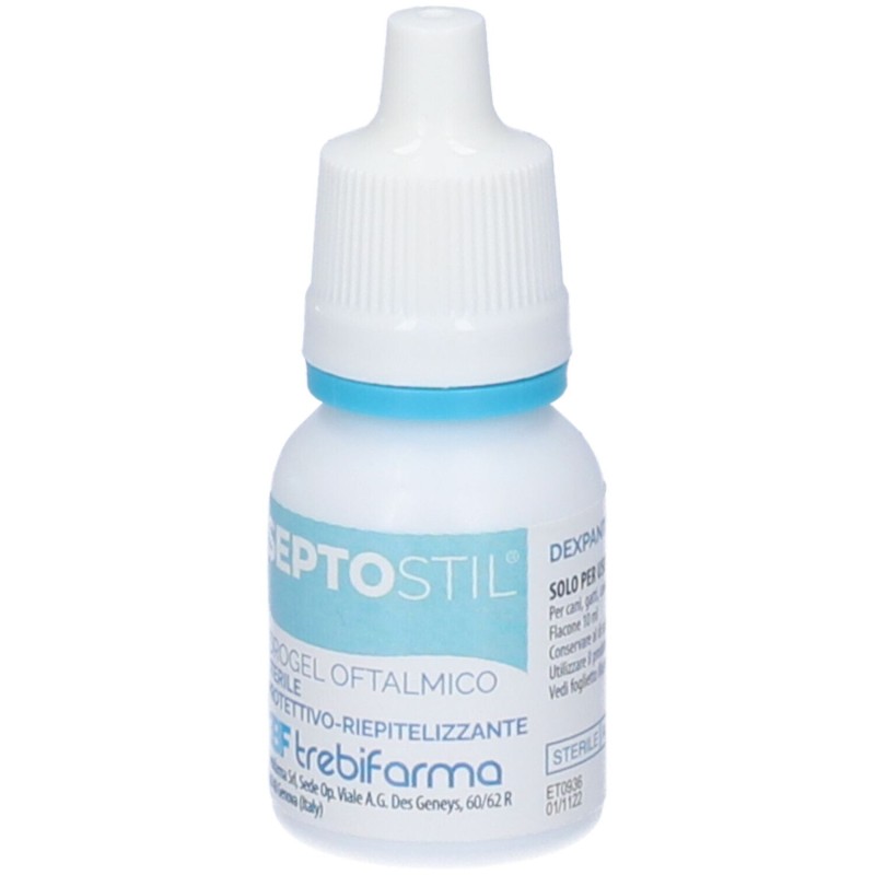 Packaging del prodotto Septostil Soluzione Idratante Lenitiva Gocce Cani e Gatti 10ml Packaging del prodotto Septostil Soluzione Idratante Lenitiva Gocce Cani e Gatti 10ml