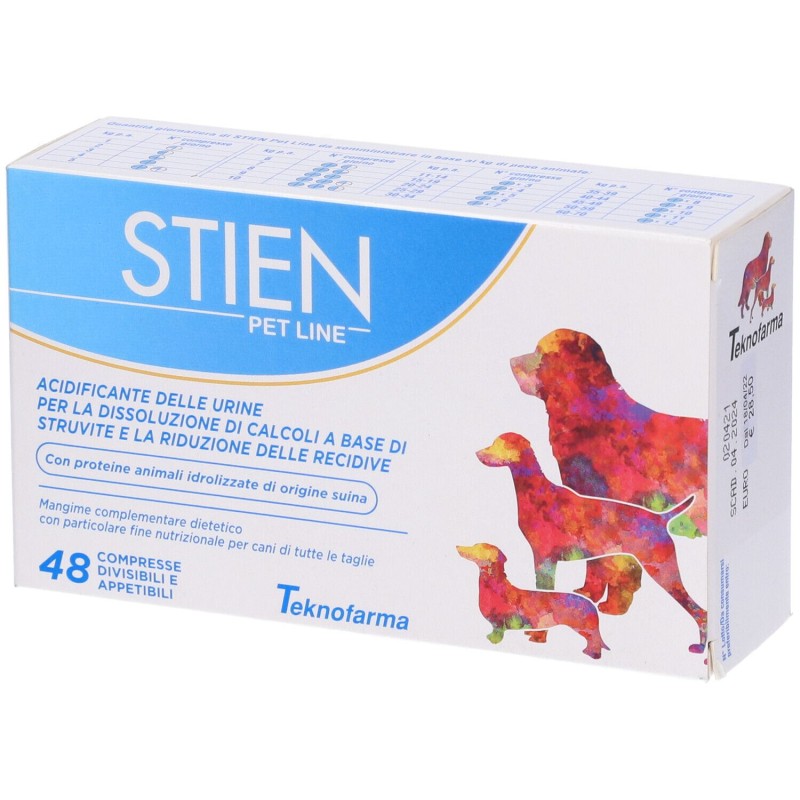 Primo piano di Stien Pet Line Integratore per Cani 48 Compresse