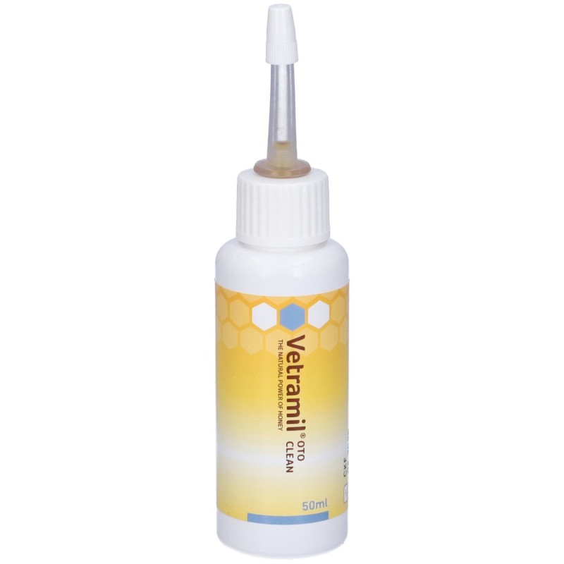 Packaging integro del prodotto Vetramil Oto Clean Gocce Veterinarie per Animali 50ml Packaging integro del prodotto Vetramil Oto Clean Gocce Veterinarie per Animali 50ml