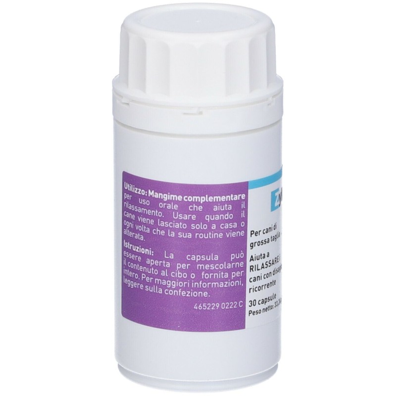 Vista del prodotto Zylkene Plus Integratore per Rilassamento Cani da 15-60 Kg 30 Capsule