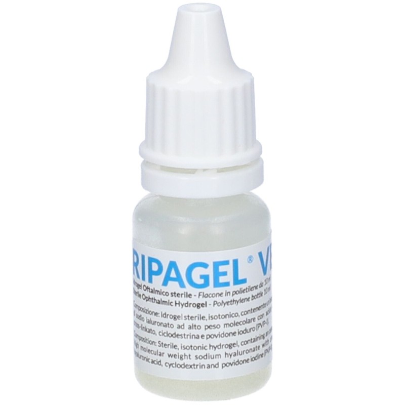 Foto illustrativa del packaging di Ripagel Vet Gocce Oculari per Idratazione e Sollievo 10 ml Foto illustrativa del packaging di Ripagel Vet Gocce Oculari per Idratazione e Sollievo 10 ml
