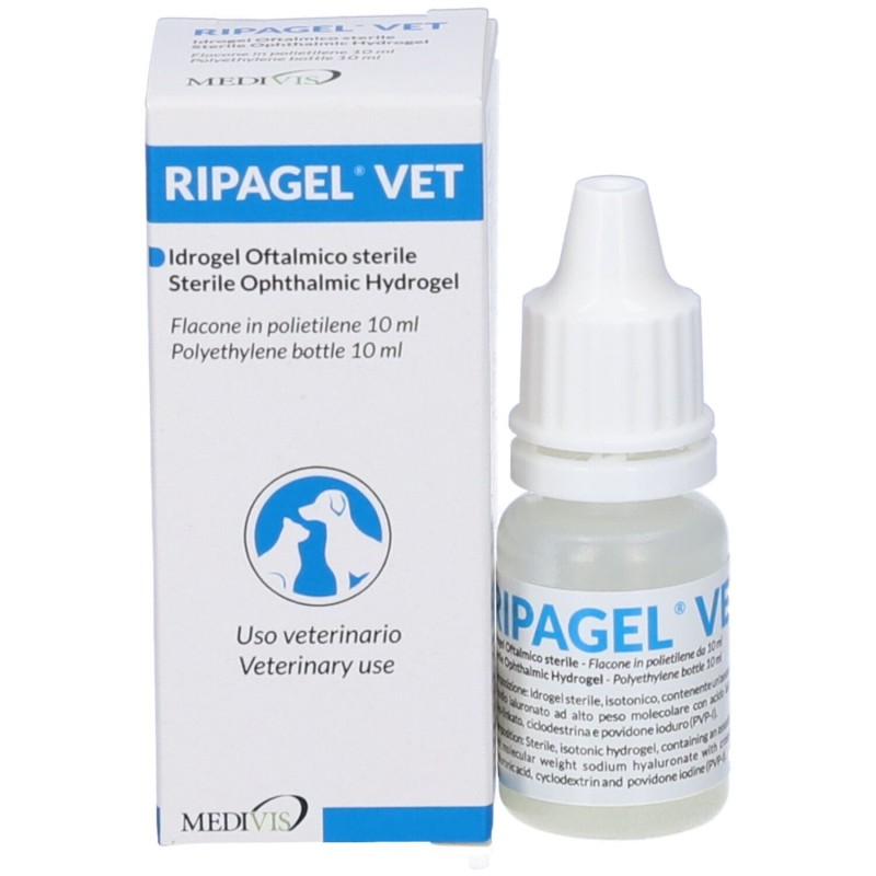 Immagine reale di Ripagel Vet Gocce Oculari per Idratazione e Sollievo 10 ml Immagine reale di Ripagel Vet Gocce Oculari per Idratazione e Sollievo 10 ml