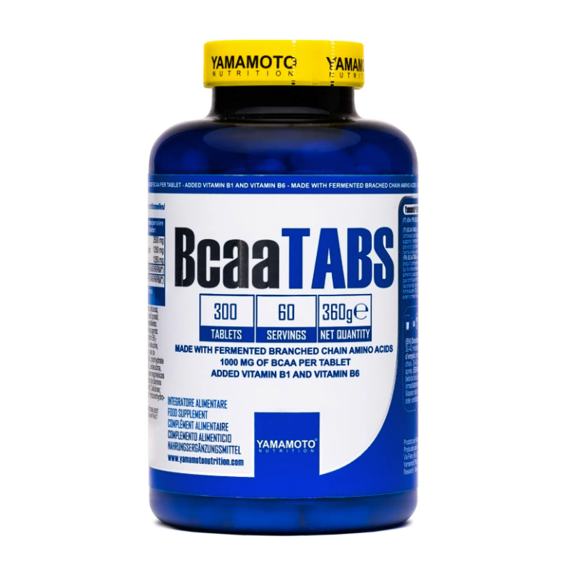 confezione di Yamamoto BCAA TABS 2:1:1 Aminoacidi Ramificati per Recupero 300 Compresse confezione di Yamamoto BCAA TABS 2:1:1 Aminoacidi Ramificati per Recupero 300 Compresse