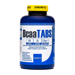 confezione di Yamamoto BCAA TABS 2:1:1 Aminoacidi Ramificati per Stanchezza 190 Compresse