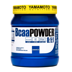 confezione di Yamamoto BCAA 8:1:1 Integratore Aminoacidi Ramificati 300g Arancia e Limone
