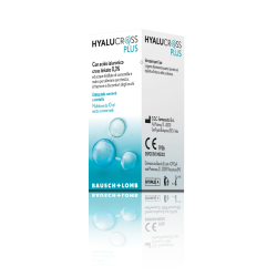 confezione di Hyalucross Plus Collirio per Occhi Secchi e Rossi 10ml confezione di Hyalucross Plus Collirio per Occhi Secchi e Rossi 10ml