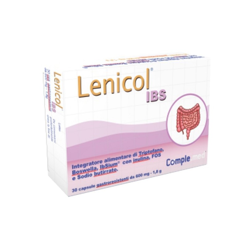 Lenicol IBS per Equilibrio Intestinale 30 Capsule Gastroprotette Lenicol IBS per Equilibrio Intestinale 30 Capsule Gastroprotette