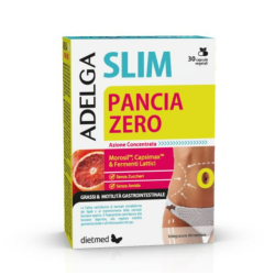 confezione di Dietmed AdelgaSlim Pancia Zero Integratore per Intestino e Digestione 30 Capsule confezione di Dietmed AdelgaSlim Pancia Zero Integratore per Intestino e Digestione 30 Capsule