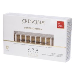 Formato di Crescina Ri-Crescita Super Formula 200 Donna 20 Fiale da 3,5 ml Formato di Crescina Ri-Crescita Super Formula 200 Donna 20 Fiale da 3,5 ml