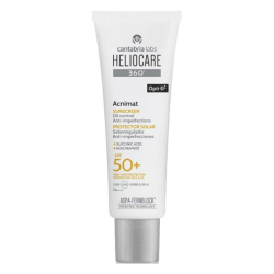 flacone di Heliocare 360 Acnimat Protezione Solare SPF 50+ per Pelle Mista e Acenica 50ml flacone di Heliocare 360 Acnimat Protezione Solare SPF 50+ per Pelle Mista e Acenica 50ml