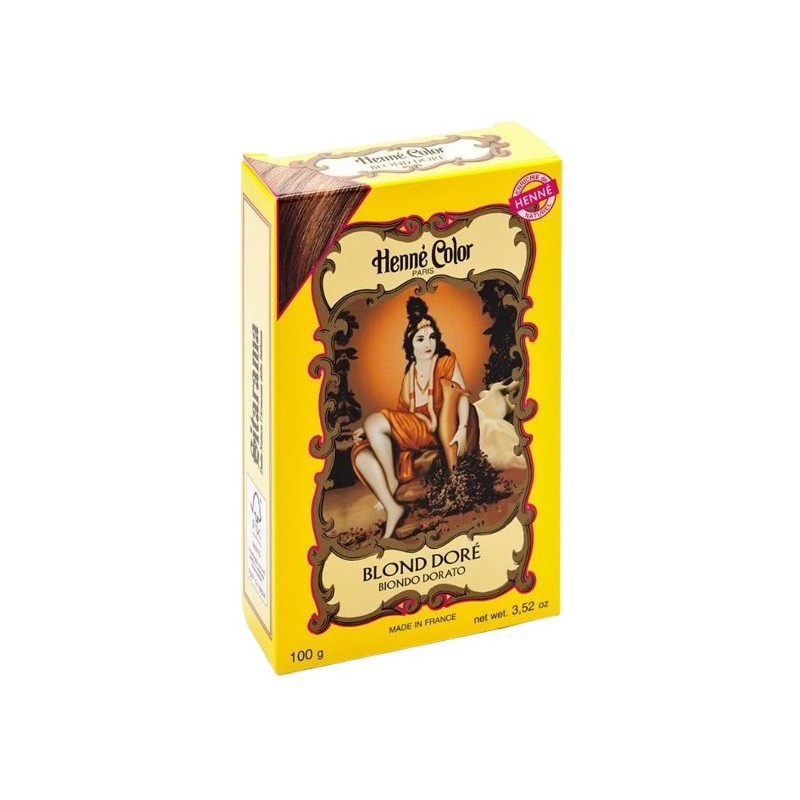 Henné Color Polvere Biondo Dorato per Capelli 100 g Henné Color Polvere Biondo Dorato per Capelli 100 g