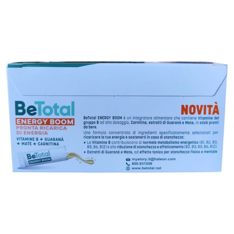 Dettagli di Be-Total Energy Boom Integratore Energizzante 20 Stick Dettagli di Be-Total Energy Boom Integratore Energizzante 20 Stick