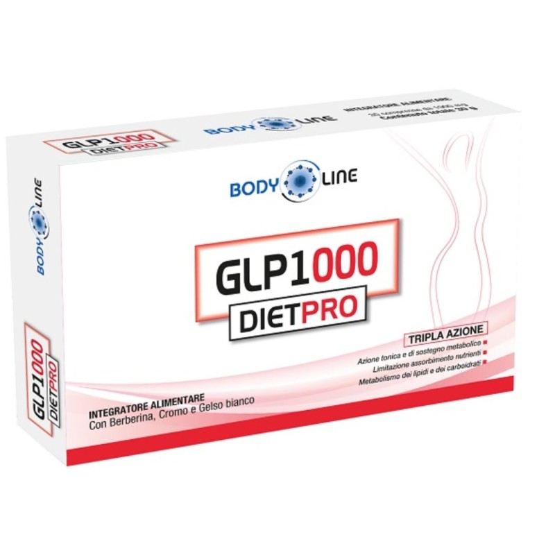 BodyLine GLP 1000 Dietpro Integratore per Dimagrire 30 Compresse BodyLine GLP 1000 Dietpro Integratore per Dimagrire 30 Compresse