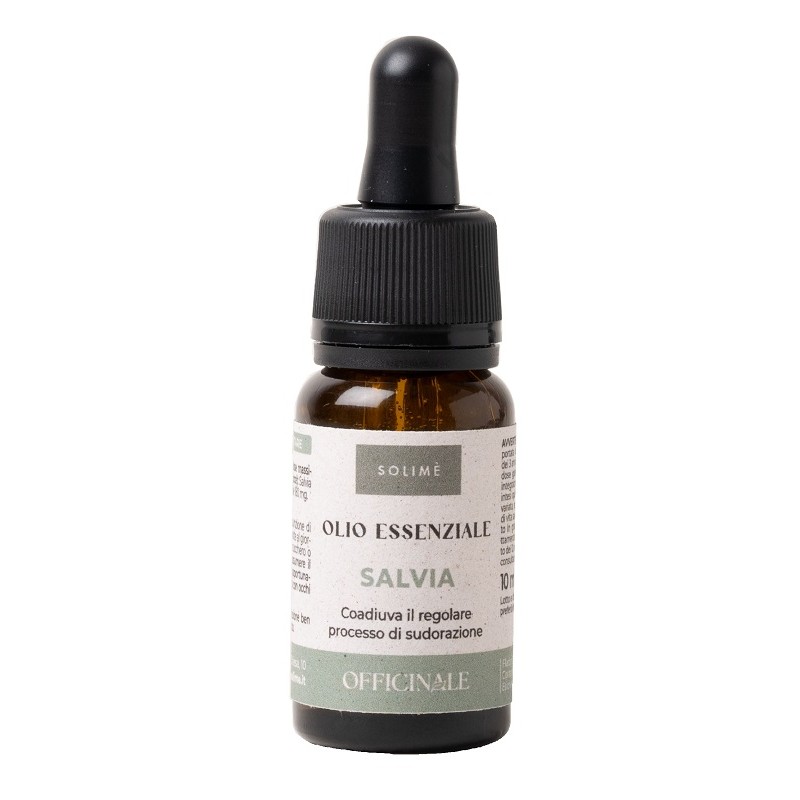 Officinale Salvia Olio Essenziale per Sudorazione Flacone 10ml Officinale Salvia Olio Essenziale per Sudorazione Flacone 10ml