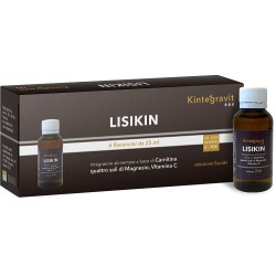 confezione di Lisikin Kintegravit Integratore di Carnitina Magnesio e Vitamina C 6 Flaconcini da 25ml confezione di Lisikin Kintegravit Integratore di Carnitina Magnesio e Vitamina C 6 Flaconcini da 25ml