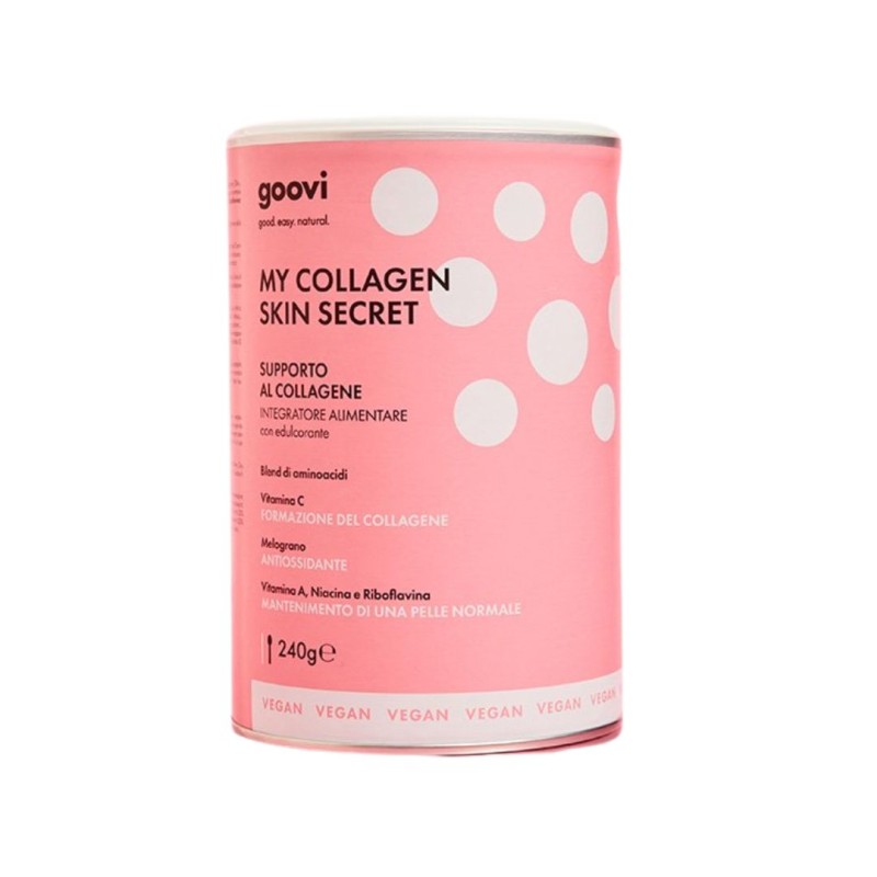 Formato di Goovi Collagene Vegetale Frutti di Bosco Integratore Alimentare 240g Formato di Goovi Collagene Vegetale Frutti di Bosco Integratore Alimentare 240g