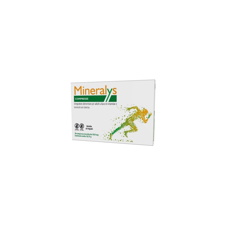 Mineralys Integratore Multivitaminico per Benessere Quotidiano 30 Compresse Rivestite Mineralys Integratore Multivitaminico per Benessere Quotidiano 30 Compresse Rivestite