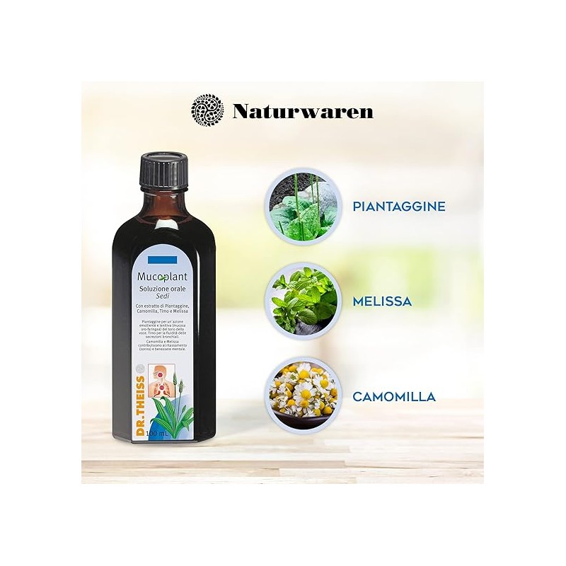Dr. Theiss Mucoplant Sciroppo Sedi Calmante Tosse Naturale 100ml Dr. Theiss Mucoplant Sciroppo Sedi Calmante Tosse Naturale 100ml