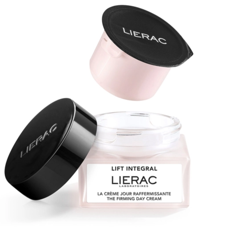 confezione e ricarica di Lierac Lift Integral The Firming Day Crema Giorno Viso Rassodante 50ml + Ricarica