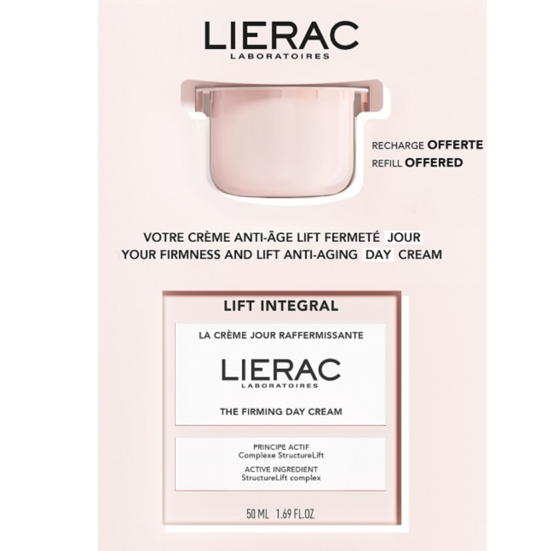crema e ricarica Lierac Lift Integral The Firming Day Crema Giorno Viso Rassodante 50ml + Ricarica