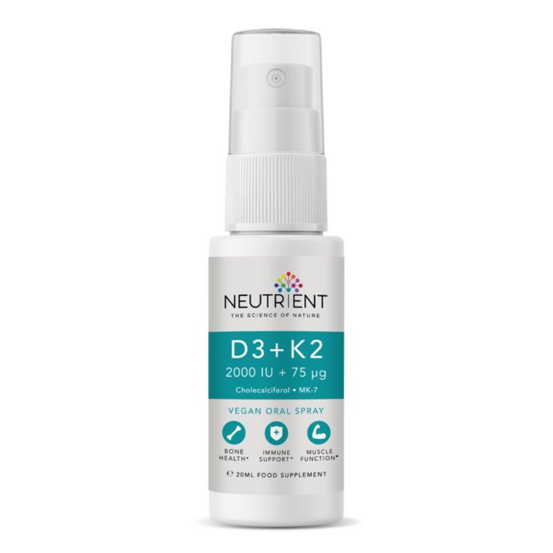 Formato di Neutrient D3+K2 Integratore Alimentare di Vitamina D3 e K2 20 ml Formato di Neutrient D3+K2 Integratore Alimentare di Vitamina D3 e K2 20 ml