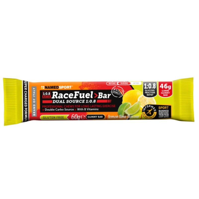 barretta Named Sport Race Fuel Barretta Energetica Limone e Lime Rapida Digeribilità 60g barretta Named Sport Race Fuel Barretta Energetica Limone e Lime Rapida Digeribilità 60g