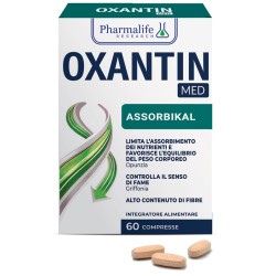 confezione di Oxantin Med Assorbikal Integratore per Controllo del Peso 60 Compresse