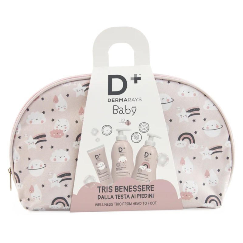 Formato di Dermarays Baby Cofanetto Bambini Tris Benessere dalla Testa ai Piedini Formato di Dermarays Baby Cofanetto Bambini Tris Benessere dalla Testa ai Piedini