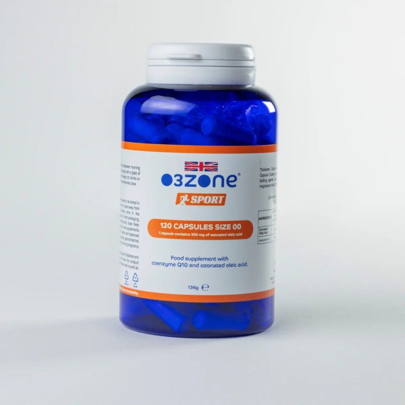 O3Zone Sport Integratore Energia e Recupero Sportivo 120 Capsule Vegetali