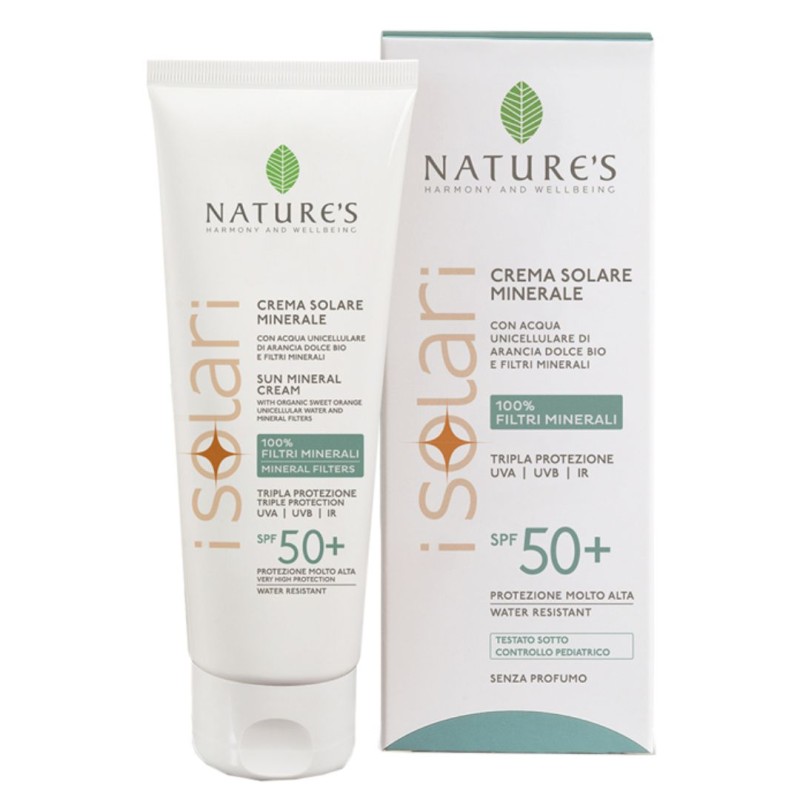 Formato di Bios Line Nature's I Solari Viso e Corpo Crema Solare SPF50 100ml Formato di Bios Line Nature's I Solari Viso e Corpo Crema Solare SPF50 100ml