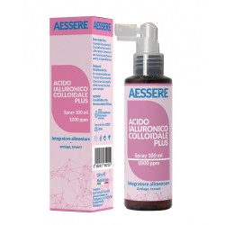 flacone di Aessere Acido Ialuronico Colloidale Plus spray 100ml flacone di Aessere Acido Ialuronico Colloidale Plus spray 100ml