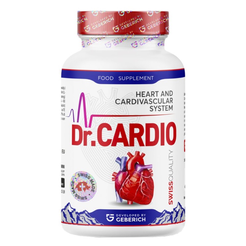 Formato di Dr Cardio Integratore Alimentare per il Benessere del Cuore Vegan 40 Capsule