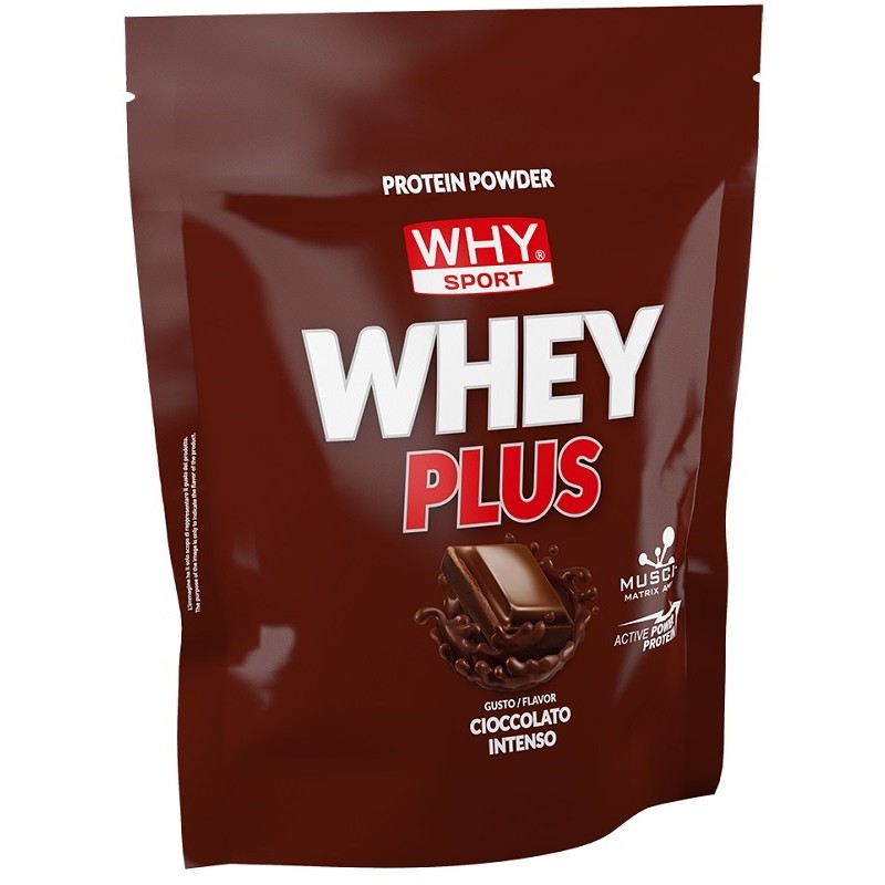 Whysport Whey Plus Cioccolato Intenso per Recupero Muscolare 750 g Whysport Whey Plus Cioccolato Intenso per Recupero Muscolare 750 g
