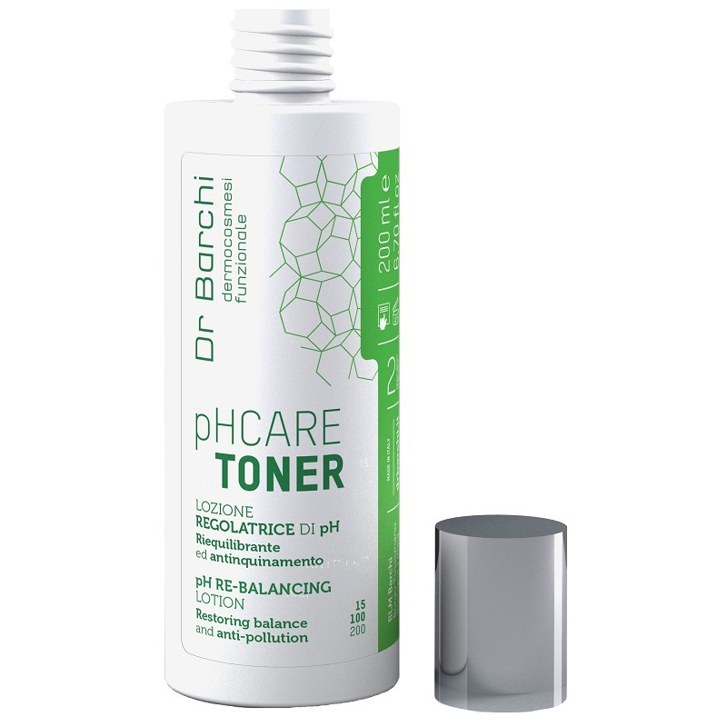 Dr Barchi Phcare Toner tonico riequilibrante viso per pelli grasse e sensibili 200ml