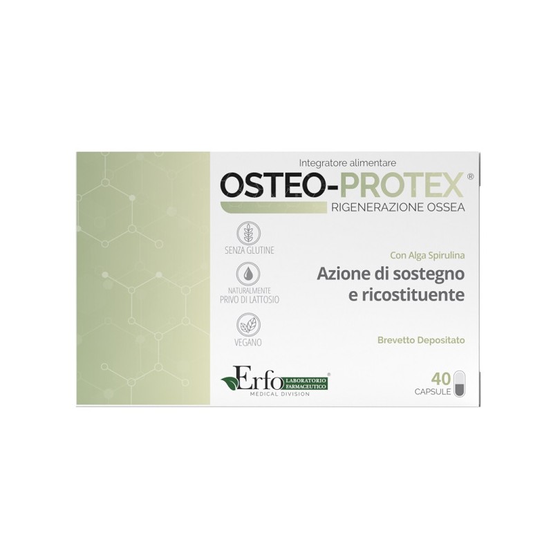 Osteo-protex Rigenerazione Ossea per Benessere e Rigenerazione Ossa 40 Capsule Osteo-protex Rigenerazione Ossea per Benessere e Rigenerazione Ossa 40 Capsule
