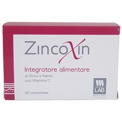 confezione di Zincoxin Integratore per Sistema Immunitario e Benessere Pelle 30 Compresse confezione di Zincoxin Integratore per Sistema Immunitario e Benessere Pelle 30 Compresse